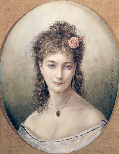 Sarah Bernhardt by Marie Desire Bourgoin